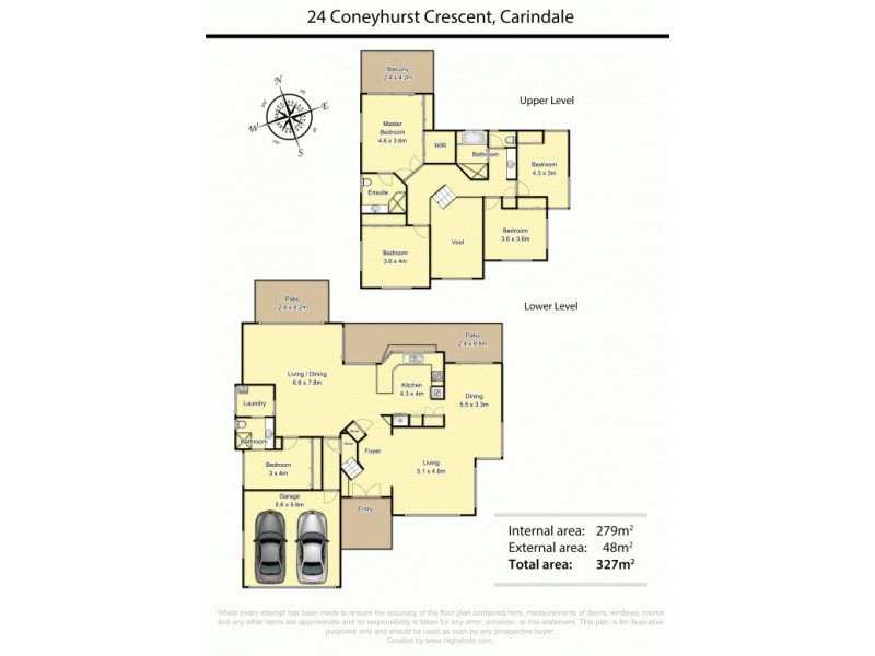24 Coneyhurst Crescent, Carindale QLD 4152 Floorplan