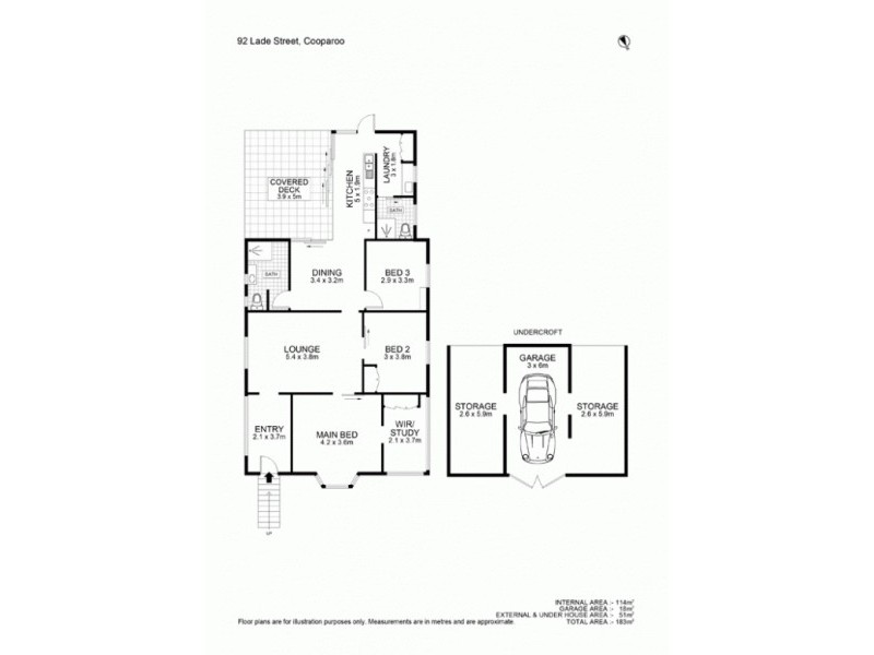 92 Lade Street, Coorparoo QLD 4151 Floorplan