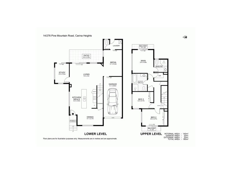 14/276 Pine Mountain Road, Carina Heights QLD 4152 Floorplan