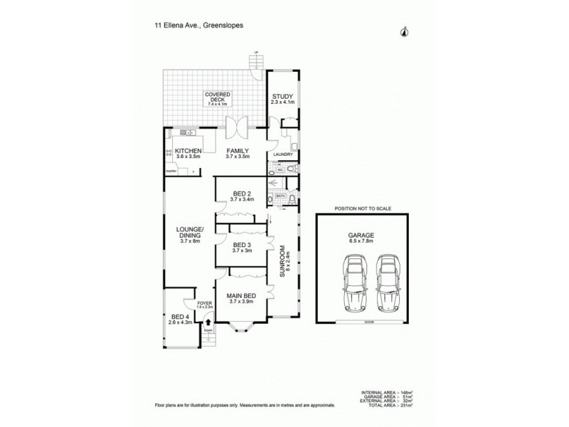 11 Ellena Avenue, Greenslopes QLD 4120 Floorplan