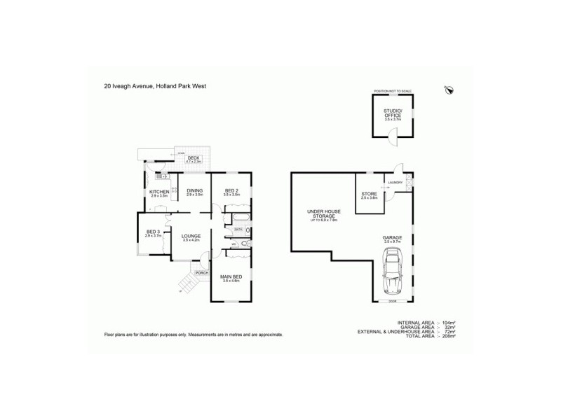 20 Iveagh Ave, Holland Park West QLD 4121 Floorplan