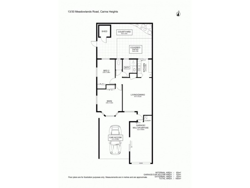 13/30 Meadowlands Road, Carina QLD 4152 Floorplan