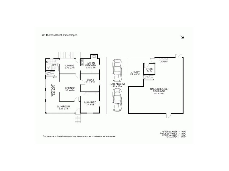 36 Thomas Street, Greenslopes QLD 4120 Floorplan