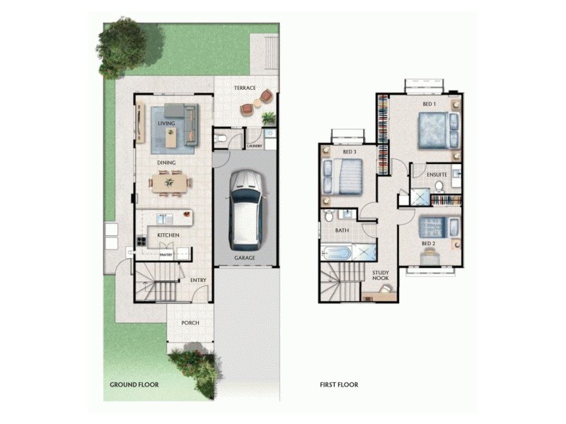39 / 12 Singh Street, Wynnum West QLD 4178 Floorplan