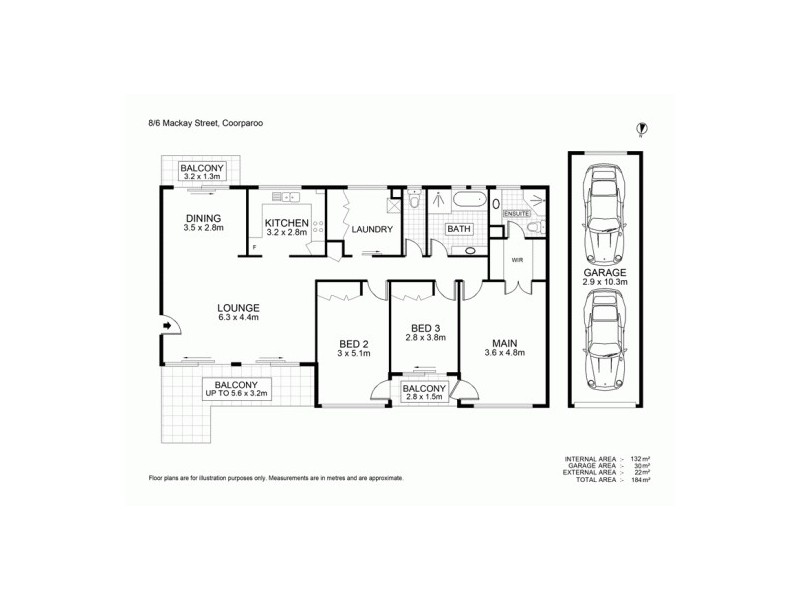 8/6 Mackay Street, Coorparoo QLD 4151 Floorplan