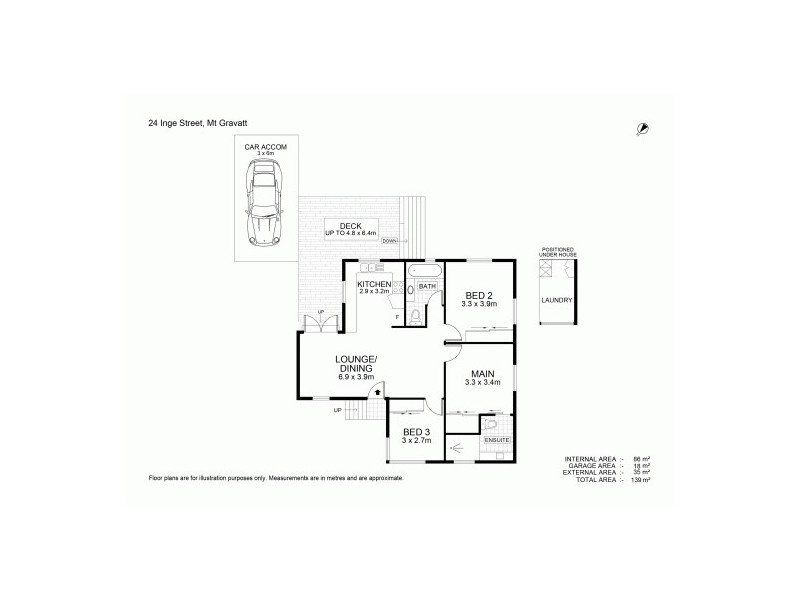 24 Inge Street, Mount Gravatt QLD 4122 Floorplan