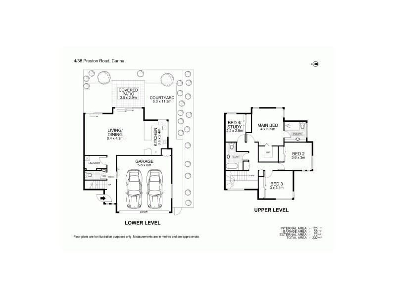 4/38 Preston Road, Carina QLD 4152 Floorplan