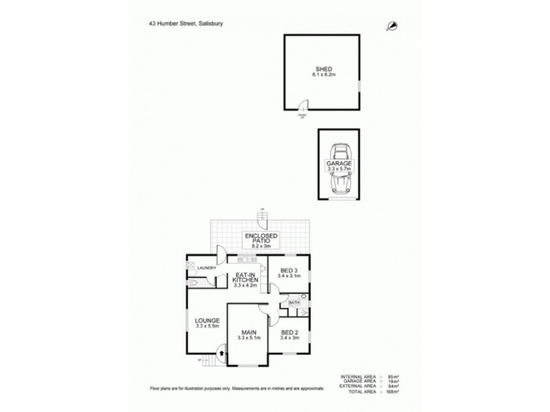 43 Humber St, Salisbury QLD 4107 Floorplan