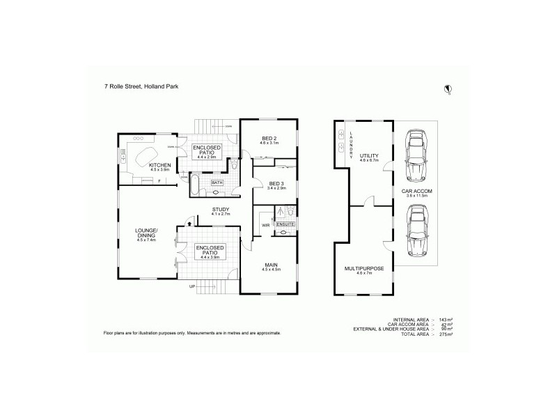 7 Rolle Street, Holland Park West QLD 4121 Floorplan