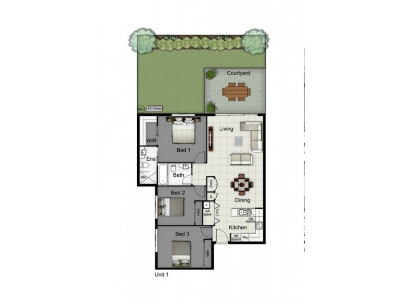 1 – 2 / 47 Victor Street, Holland Park QLD 4121