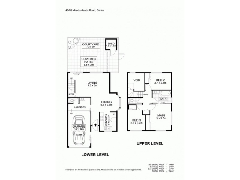 40/30 Meadowlands Road, Carina QLD 4152 Floorplan