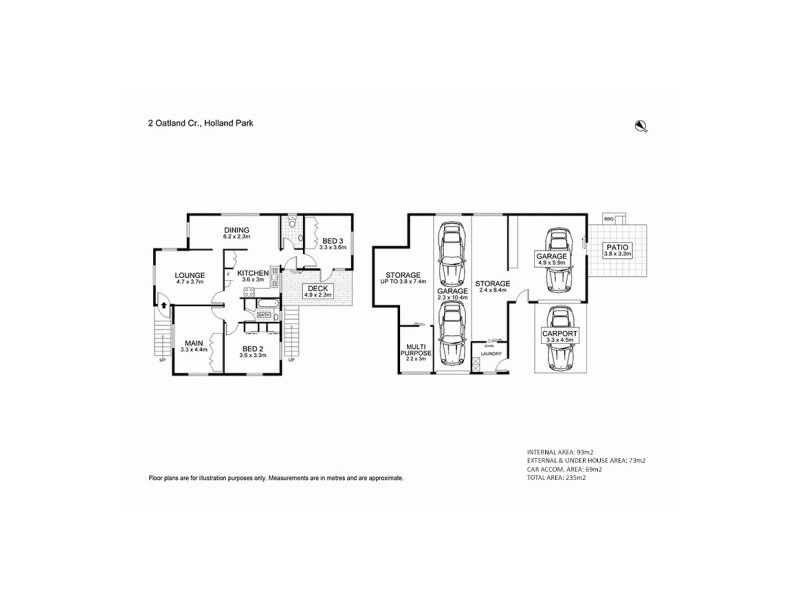 2 Oatland Crescent, Holland Park West QLD 4121 Floorplan