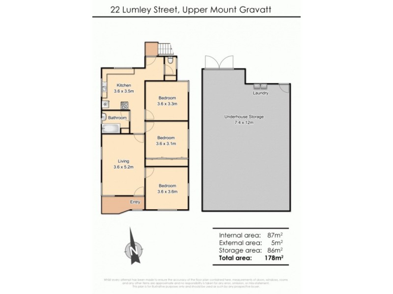22 Lumley Street, Upper Mount Gravatt QLD 4122 Floorplan