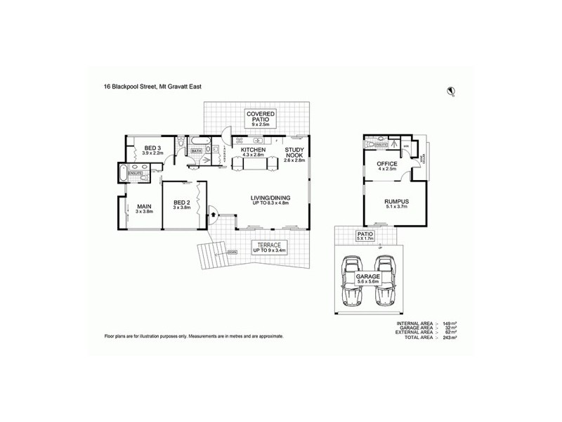 16 Blackpool St, Mount Gravatt East QLD 4122 Floorplan