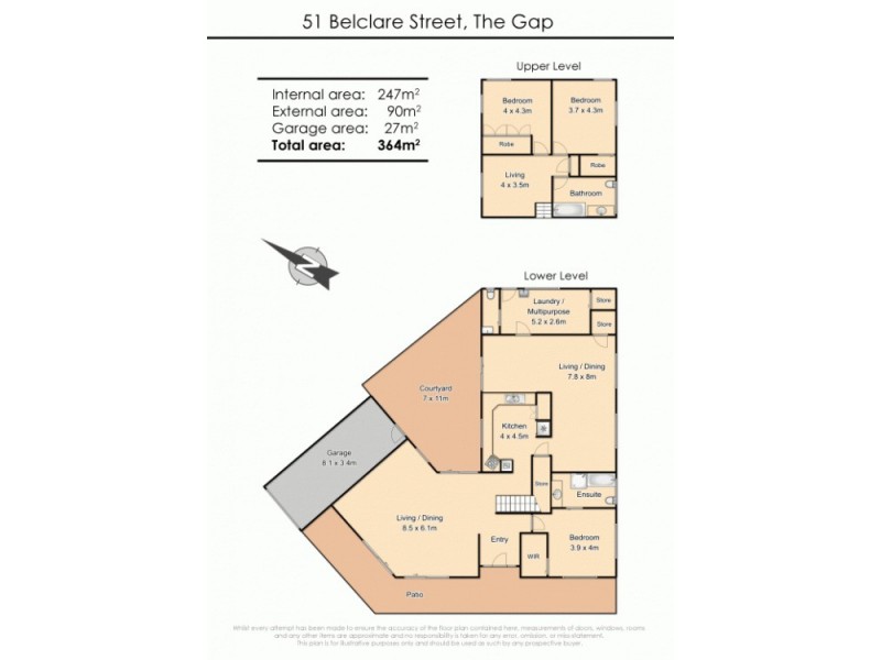 51 Belclare Street, The Gap QLD 4061 Floorplan