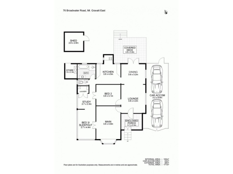 76 Broadwater Road, Mount Gravatt East QLD 4122 Floorplan