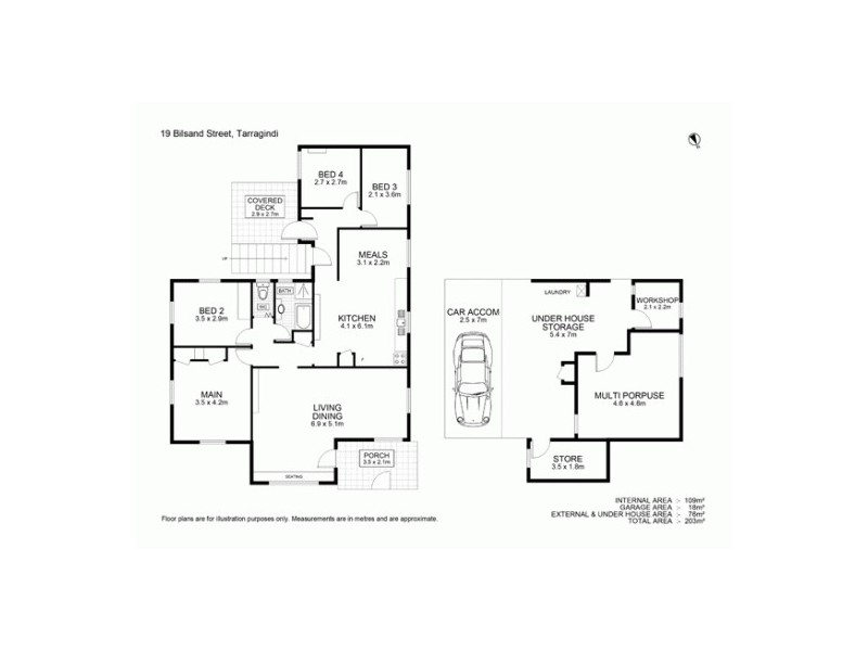 19 Bilsand Street, Tarragindi QLD 4121 Floorplan