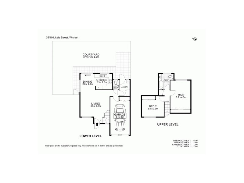 35/19 Likala St, Wishart QLD 4122 Floorplan