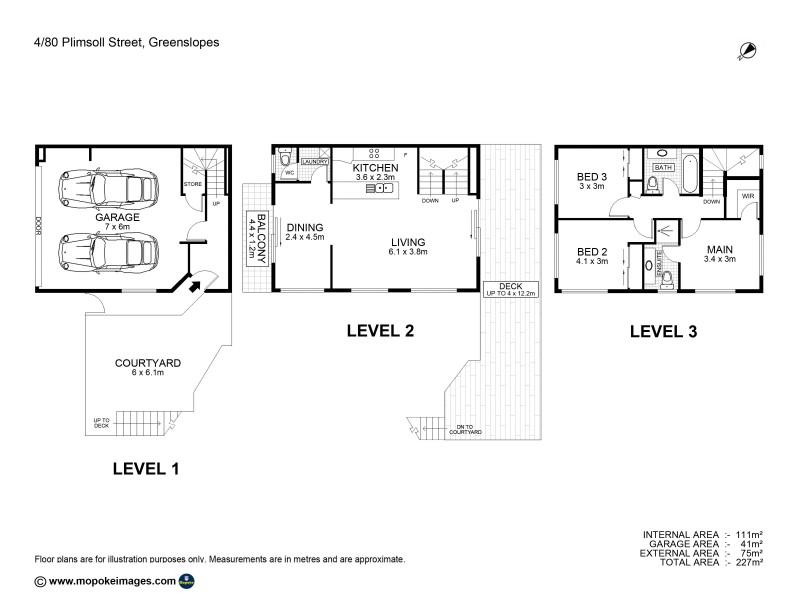 4/80 Plimsoll Street, Greenslopes QLD 4120 Floorplan