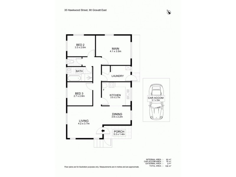 35 Hawkwood Street, Mount Gravatt East QLD 4122 Floorplan