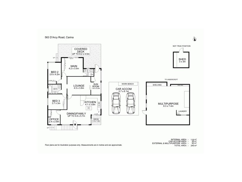 563 D’Arcy Road, Carina QLD 4152 Floorplan