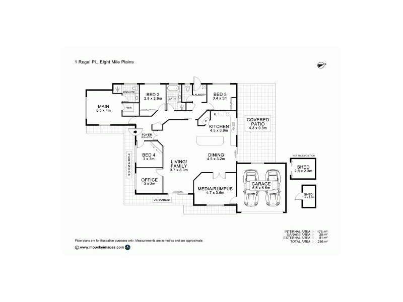 1 Regal Place, Eight Mile Plains QLD 4113 Floorplan