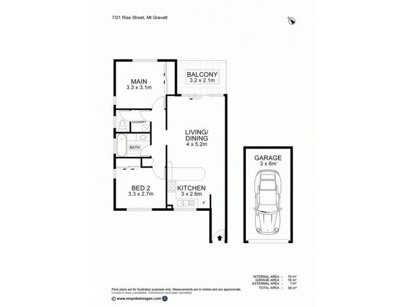 7/21 Rise Street, Mount Gravatt East QLD 4122 Floorplan