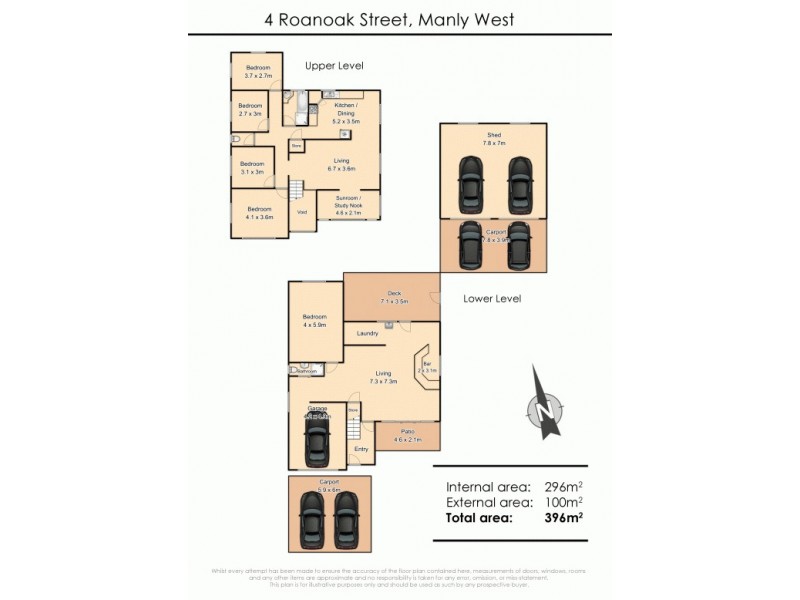 4 Roanoake Street, Manly West QLD 4179 Floorplan
