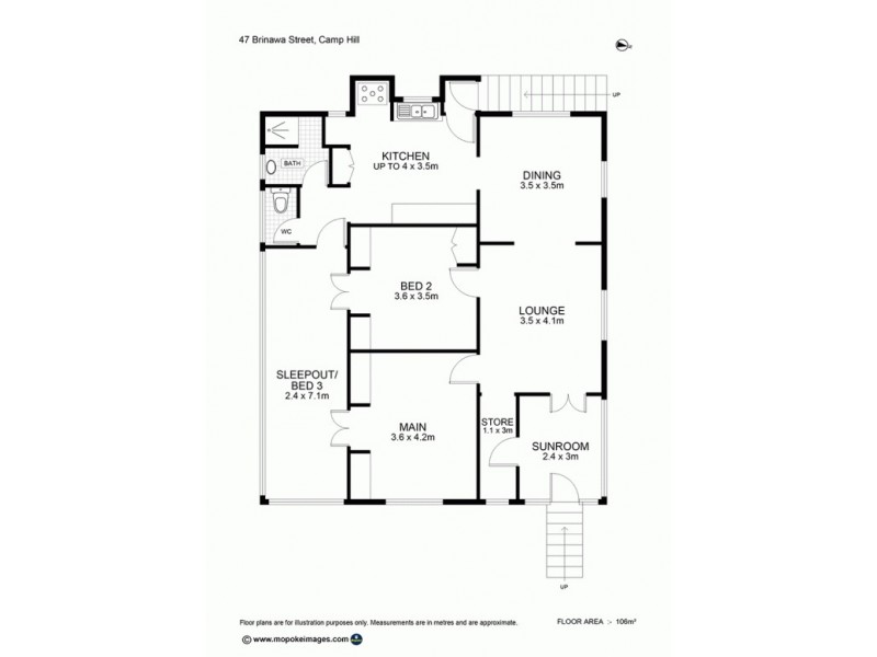 47 Brinawa St, Camp Hill QLD 4152 Floorplan