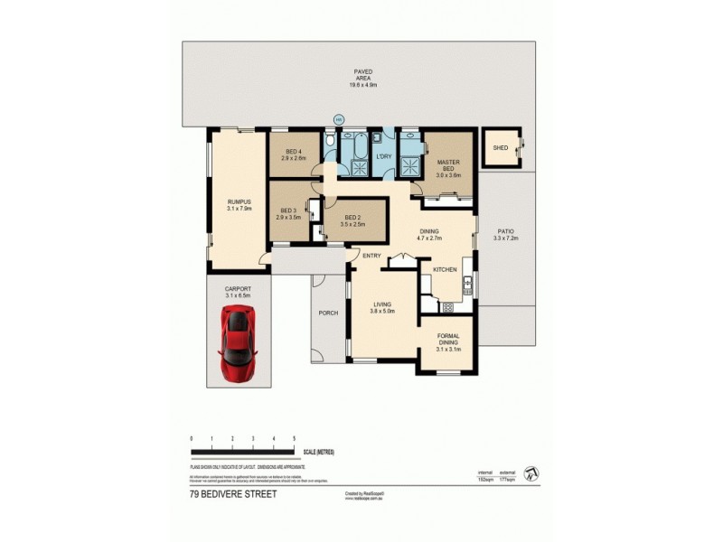 79 Bedivere Street, Carindale QLD 4152 Floorplan