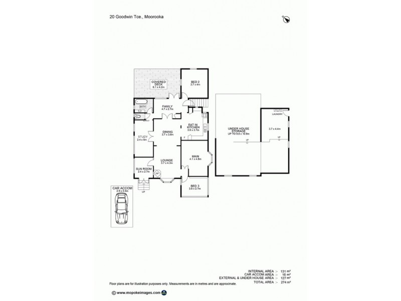 20 Goodwin tce, Moorooka QLD 4105 Floorplan