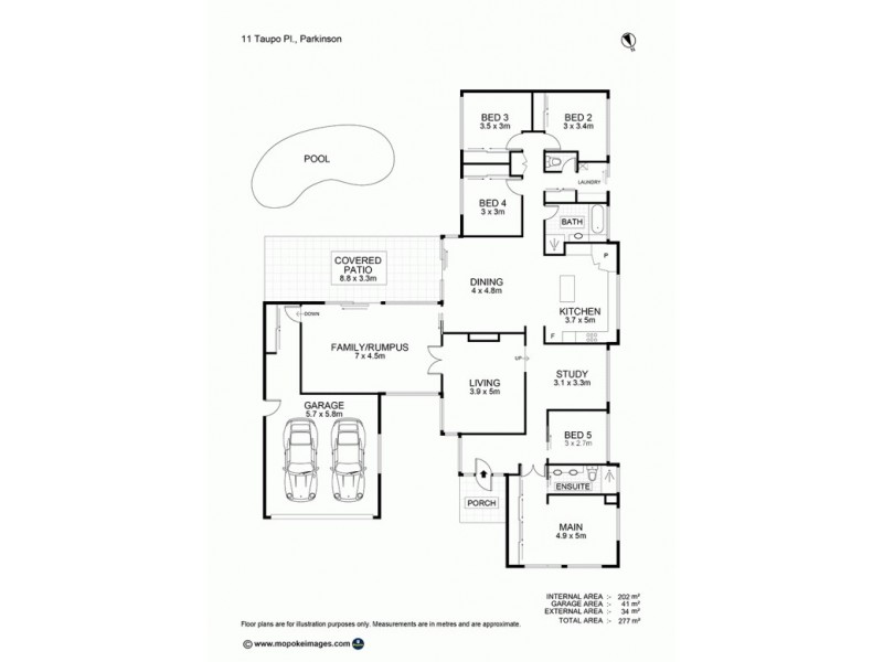 11 Taupo Pl, Parkinson QLD 4115 Floorplan