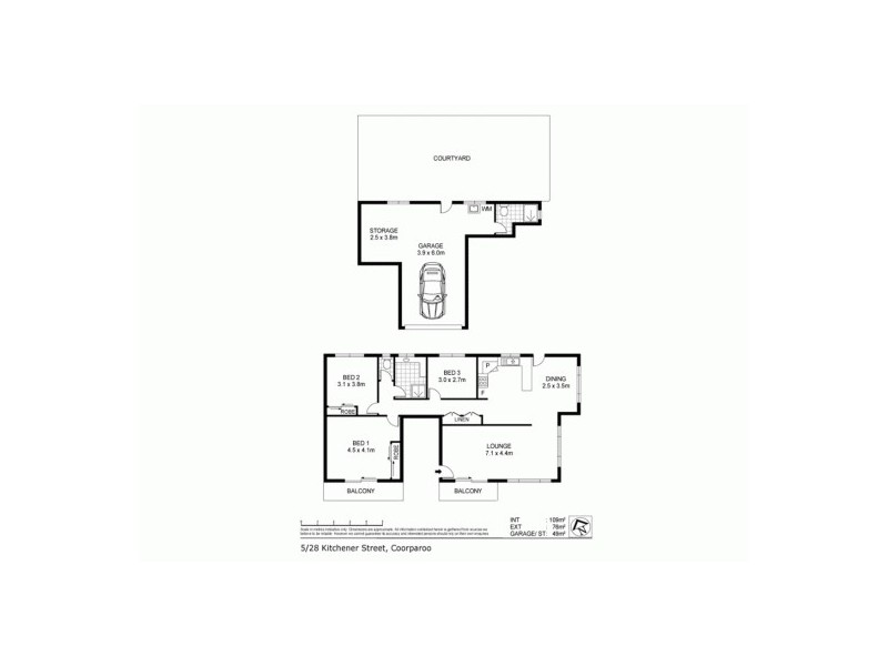 5/28 Kitchener Street, Coorparoo QLD 4151 Floorplan