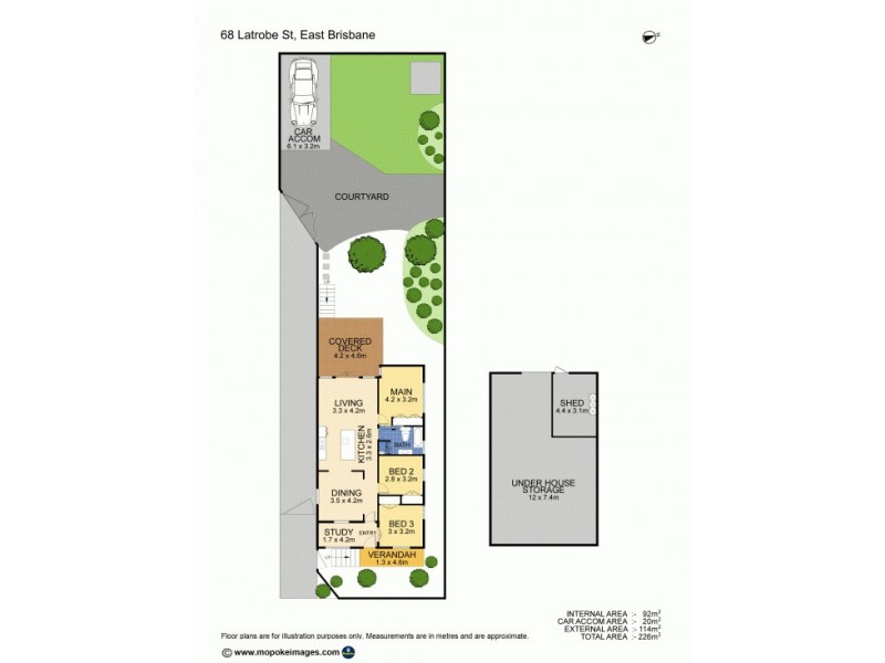 68 Latrobe Street, East Brisbane QLD 4169 Floorplan