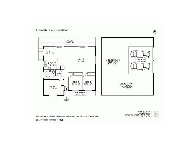 54 Roseglen Street, Greenslopes QLD 4120 Floorplan