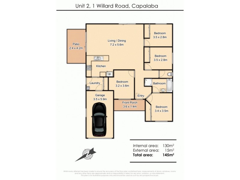 2/1 Willard Road, Capalaba QLD 4157 Floorplan