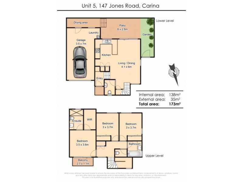 5/147 Jones Road, Carina Heights QLD 4152 Floorplan