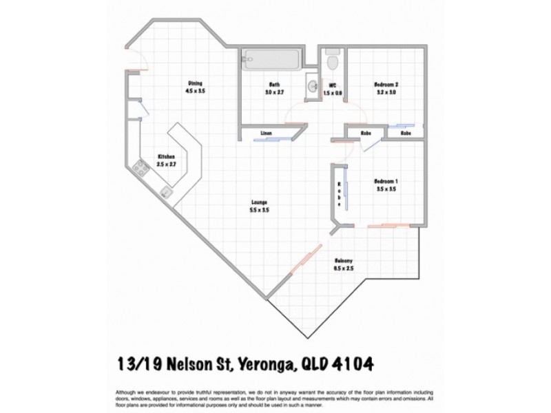 13/19 Nelson Street, Yeronga QLD 4104 Floorplan