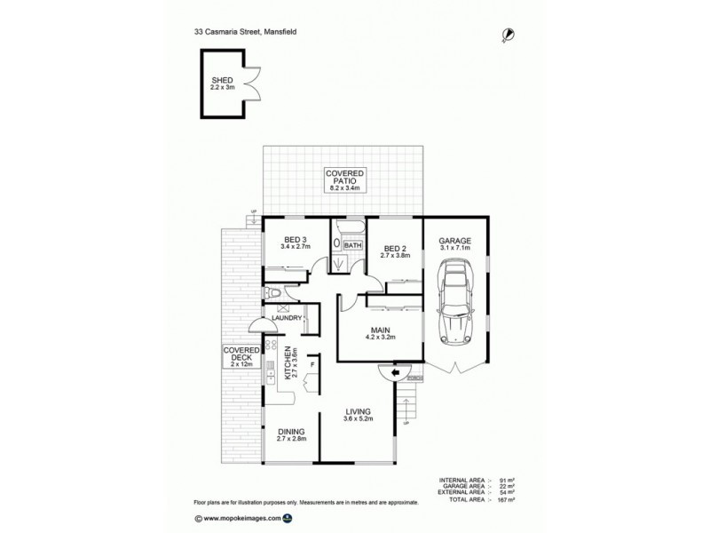 33 Casmaria Street, Mansfield QLD 4122 Floorplan