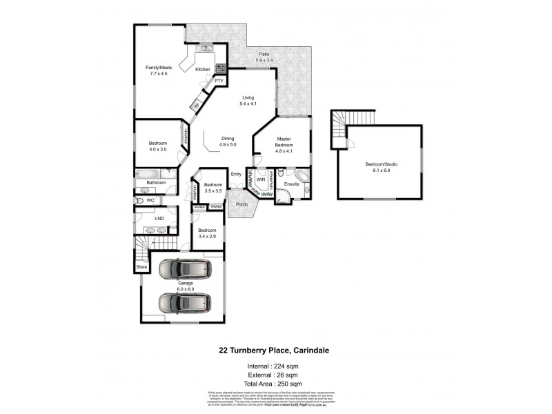 22 Turnberry Place, Carindale QLD 4152 Floorplan