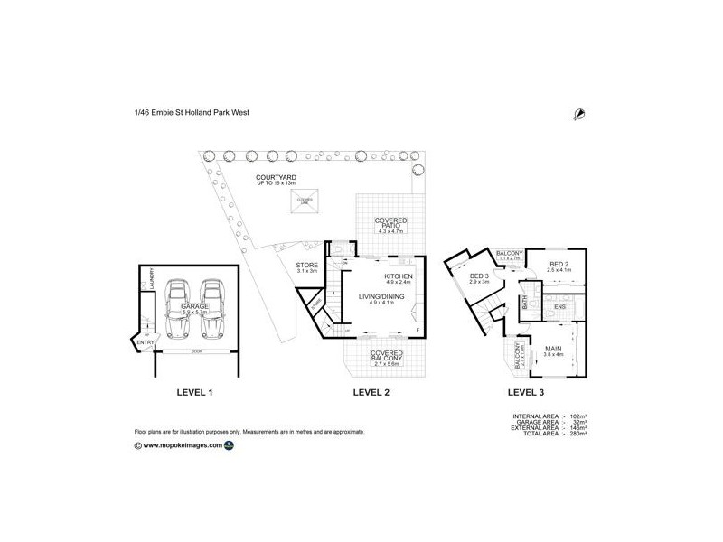 1/46 Embie Street, Holland Park West QLD 4121 Floorplan