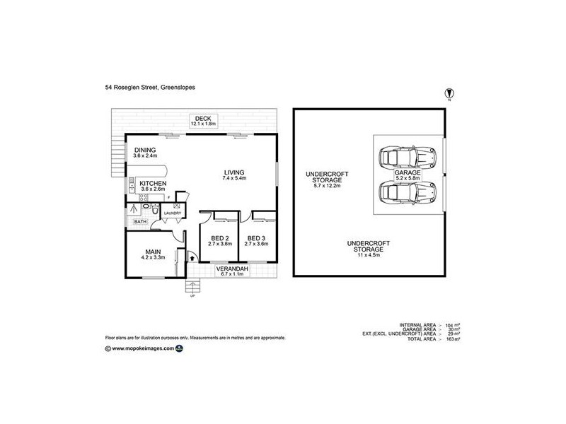 54 Roseglen Street, Greenslopes QLD 4120 Floorplan