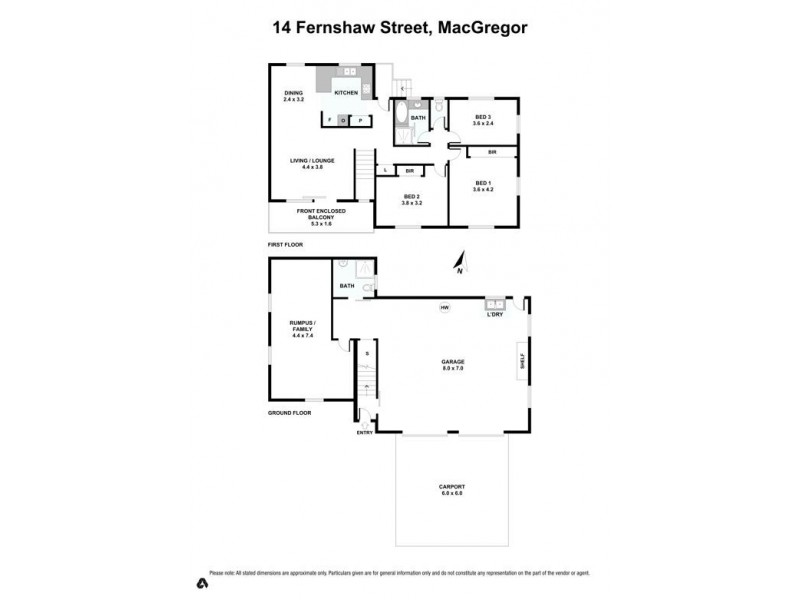 14 Fernshaw Street, Macgregor QLD 4109 Floorplan
