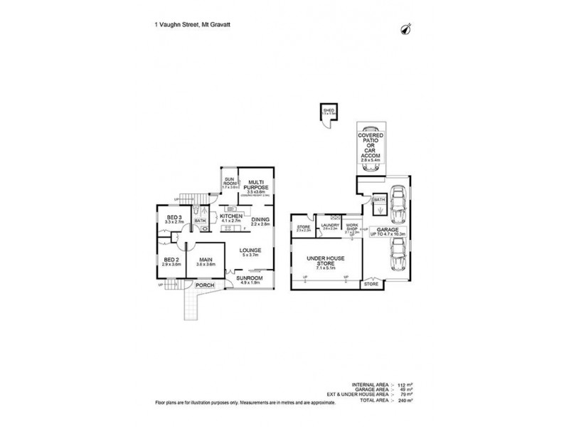 1 Vaughan St, Mount Gravatt QLD 4122 Floorplan