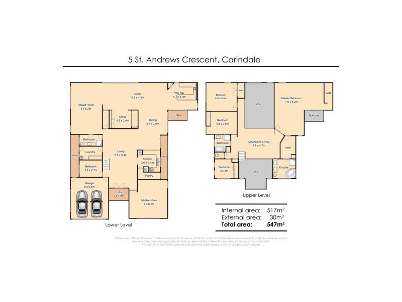 5 St Andrews Crescent, Carindale QLD 4152 Floorplan