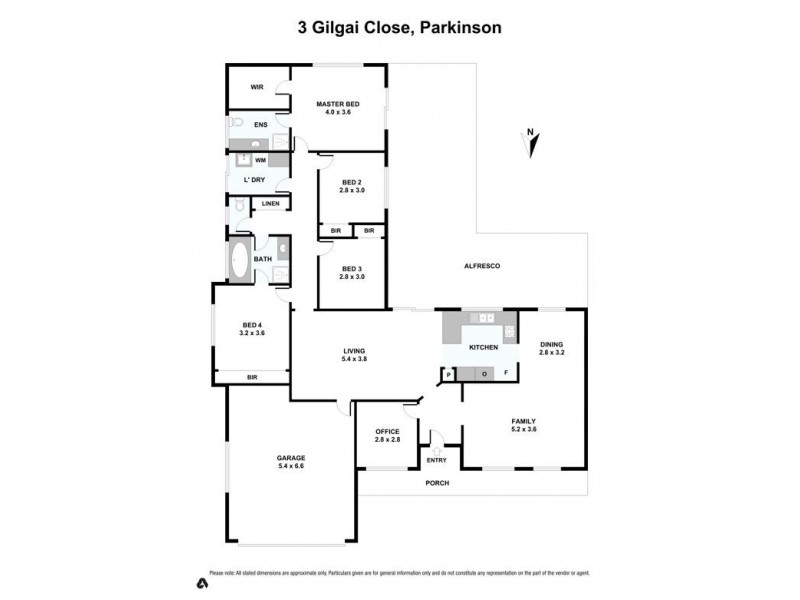 3 Gilgai Close, Parkinson QLD 4115 Floorplan