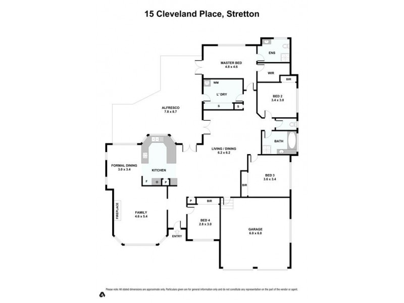 15 Cleveland Place, Stretton QLD 4116 Floorplan