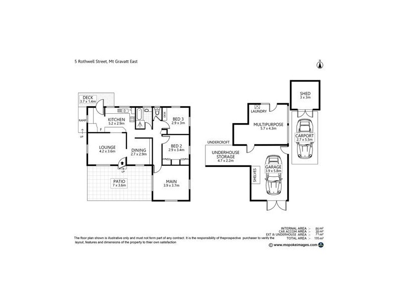 5 ROTHWELL ST, Mount Gravatt East QLD 4122 Floorplan