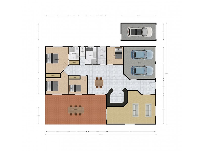 61 MICHELANGELO CRES, Mackenzie QLD 4156 Floorplan