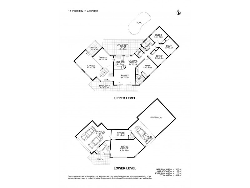16 Piccadilly Place, Carindale QLD 4152 Floorplan